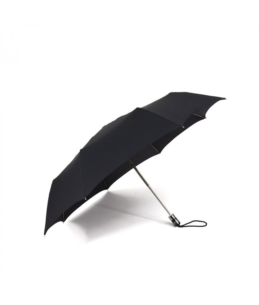 Homme Maison Pierre Vaux | Parapluie Noir Pliant Automatique