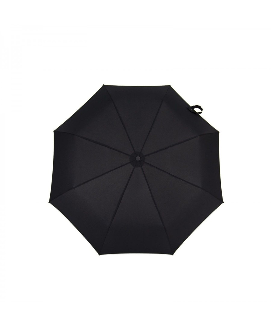 Homme Maison Pierre Vaux | Parapluie Noir Pliant Automatique