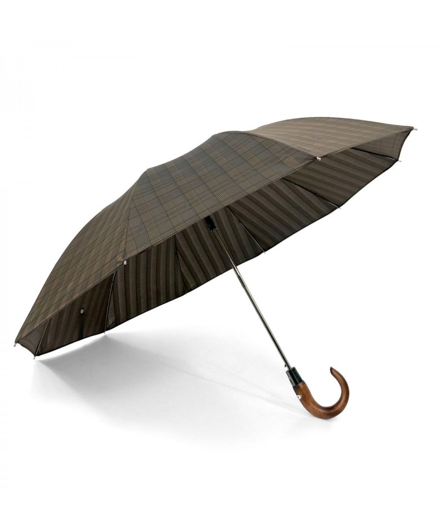 Homme Maison Pierre Vaux | Parapluie "Fantaisie Homme" Pliant Automatique N°2