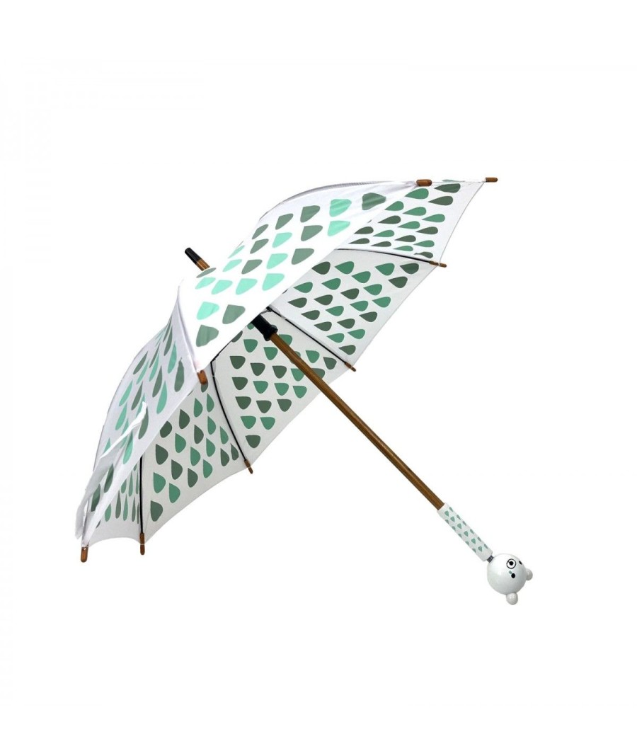 Enfant Maison Pierre Vaux | Parapluie Enfant - Ours Blanc