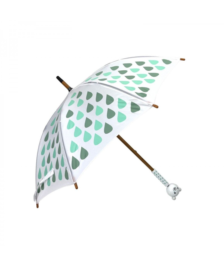 Enfant Maison Pierre Vaux | Parapluie Enfant - Ours Blanc