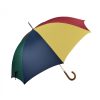 Homme Maison Pierre Vaux | Parapluie "Le Golf " Manuel - Avec Poignee Courbe Bois - Multicolore