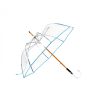 Femme Maison Pierre Vaux | Parapluie "Transparent Classique' Manuel - Bleu