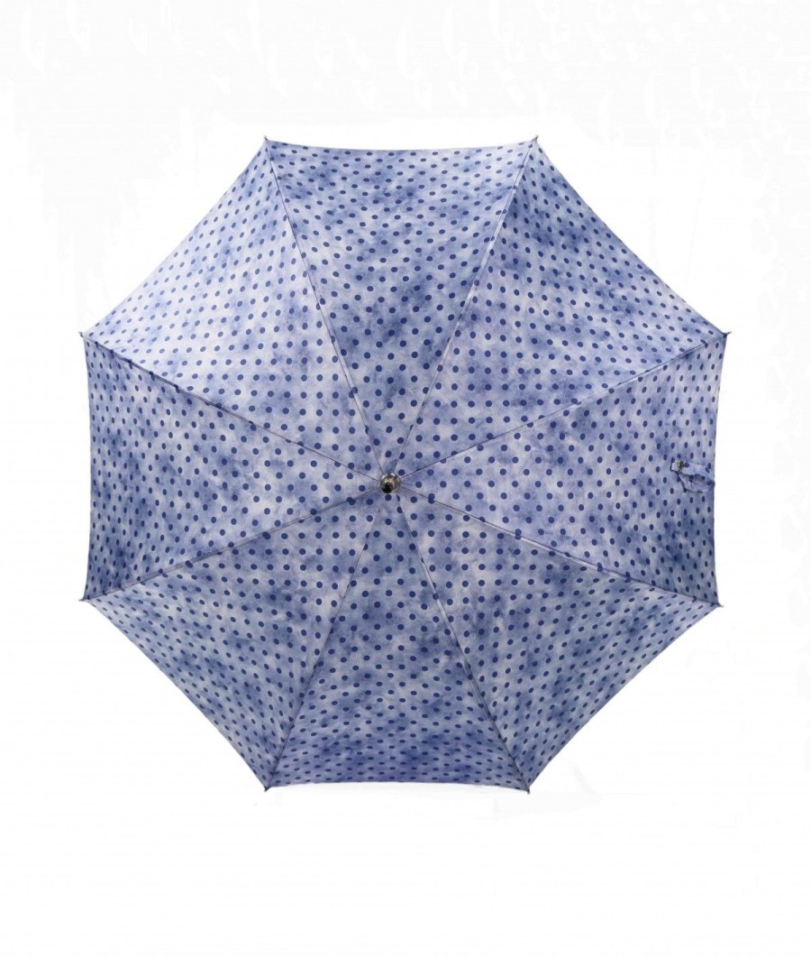 Femme Maison Pierre Vaux | Parapluie Satin Imprimes Fantaisie - Long Manuel N°12