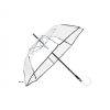 Femme Maison Pierre Vaux | Parapluie "Transparent Classique' Manuel - Noir