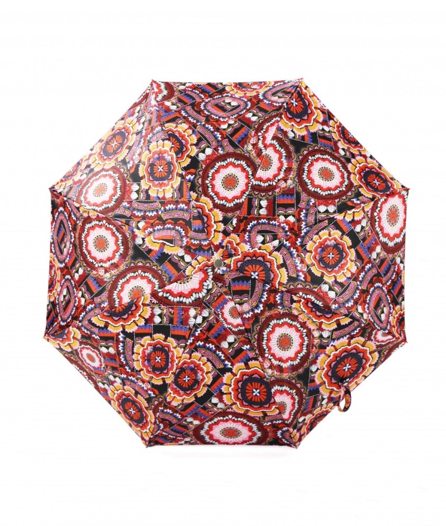 Femme Maison Pierre Vaux | Parapluie Pliant Satin Imprimes Fantaisie - Automatique - N°4